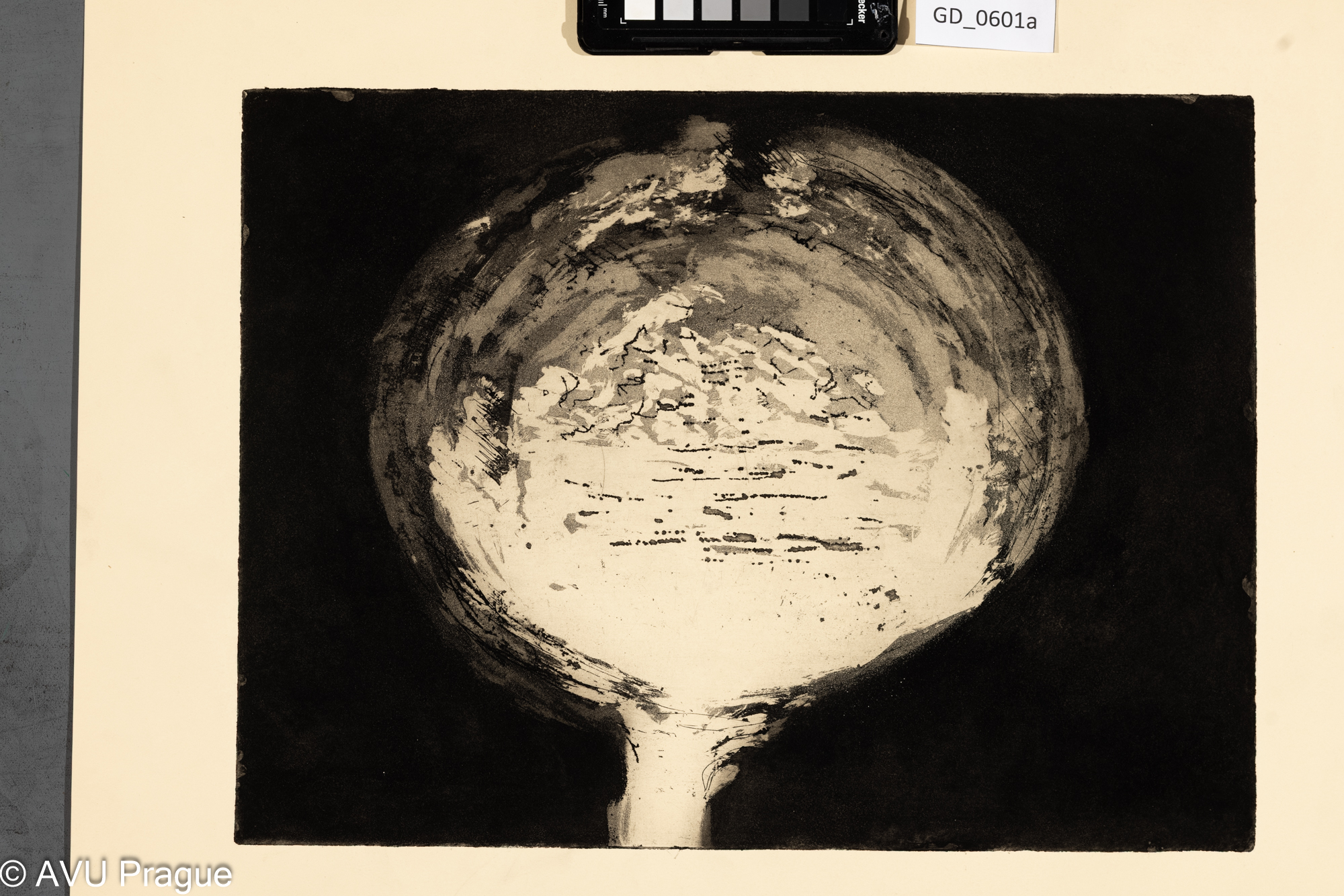 Vladimír Neuwirt, bez názvu,1973, Akvatinta, 29,5 x 30,8,43,5 x 52,6, Čepelák