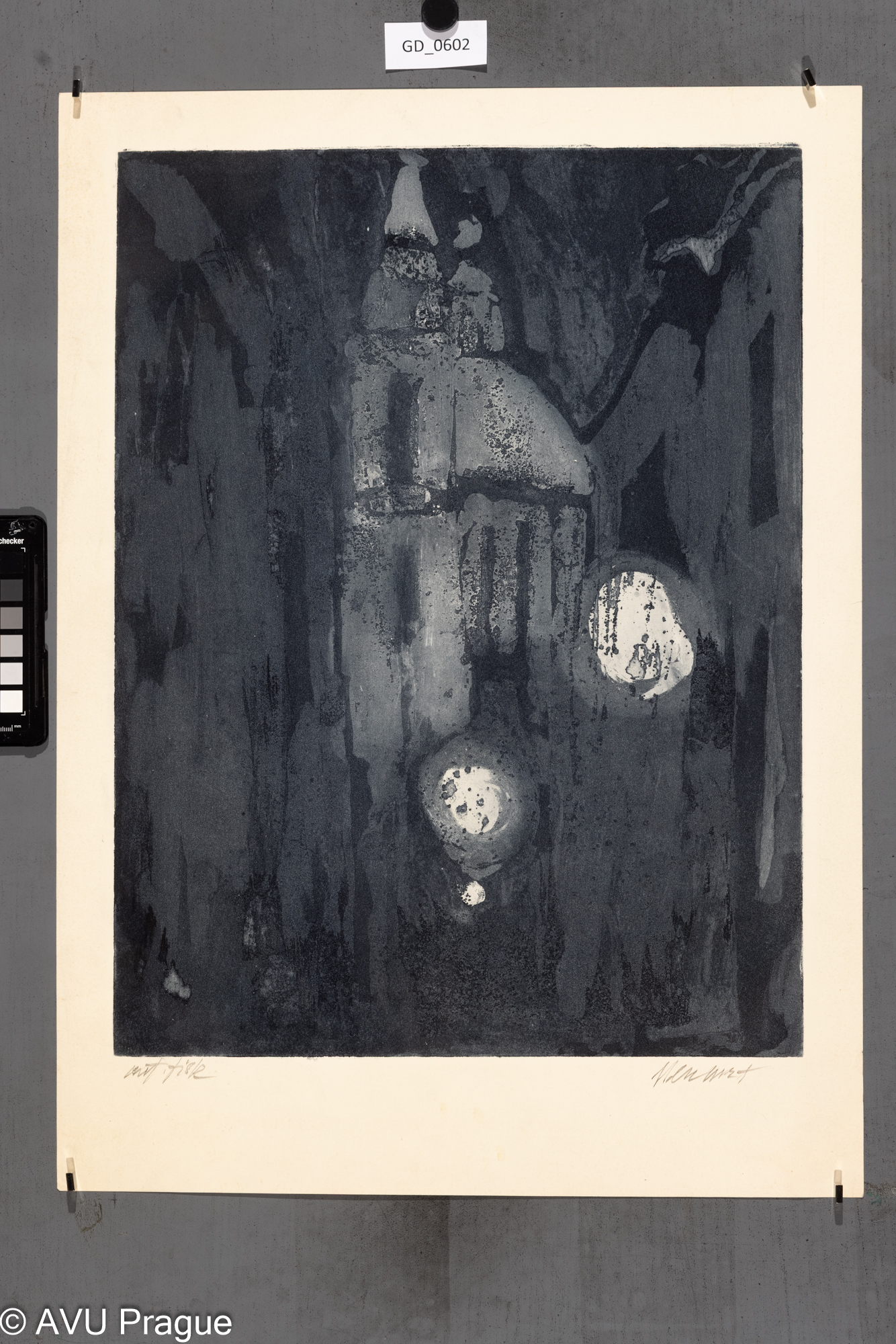 Vladimír Neuwirt, Sv. Mikuláš na Malé straně, Akvatinta, 49 x 37,2,59,9 x 43,5, Čepelák