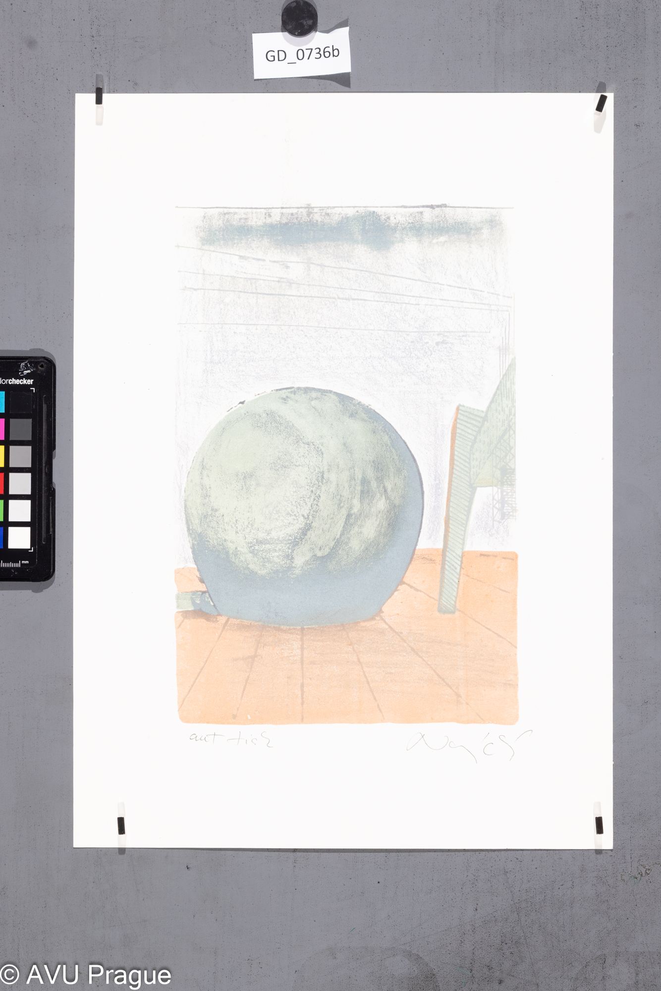 Zuzana Nováčková Socha - kouleLitografie 3 barvy28,8 x 19,224 x 30Čepelák