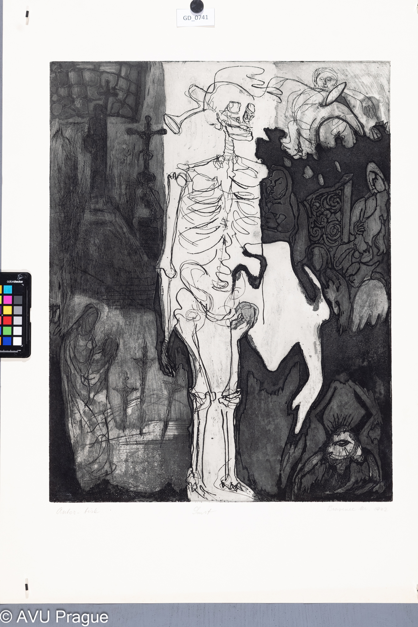 Miroslav BravenecSmrt1972Lept / akvatinta64,4 x 49,888,6 x 64,5Čepelák