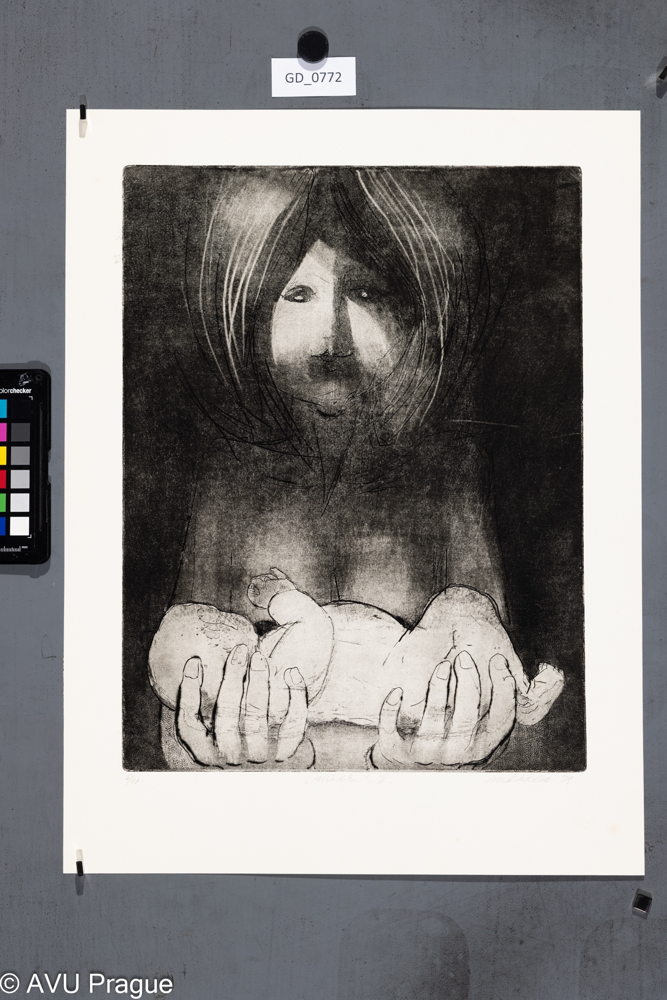 Martin KadlecMatka V.1979Lept, škrábaná akvatinta39,1x 29,549,1 x 37,1Čepelák