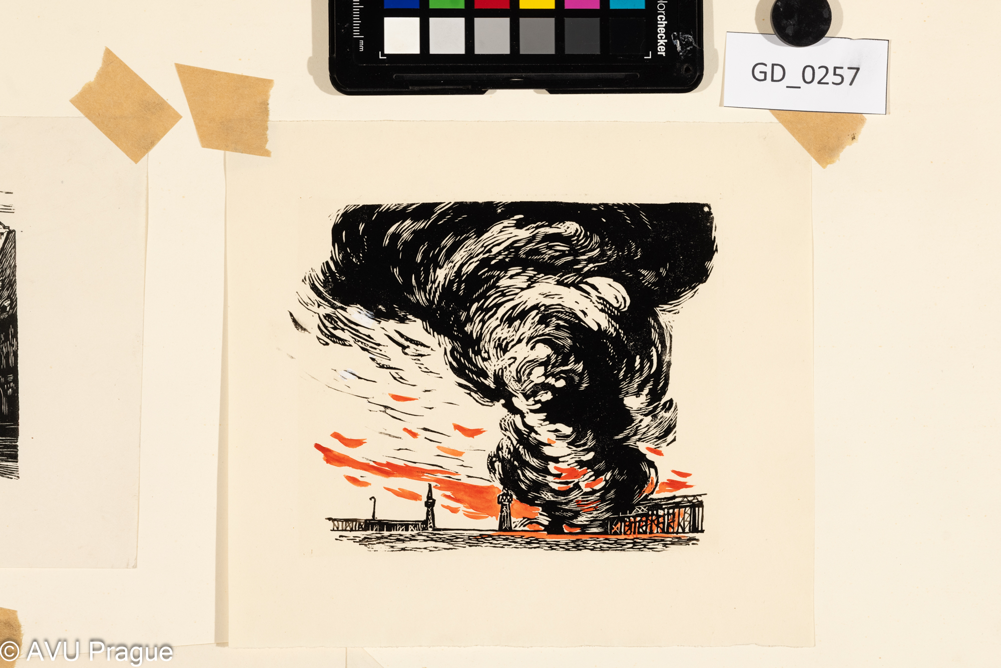 Ilustrace _Výbuch mostu