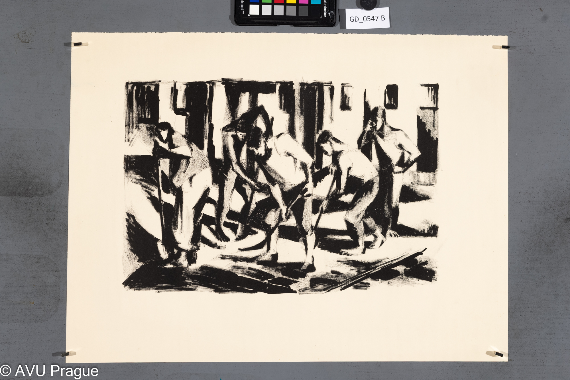 Úklid ulice_pět figur