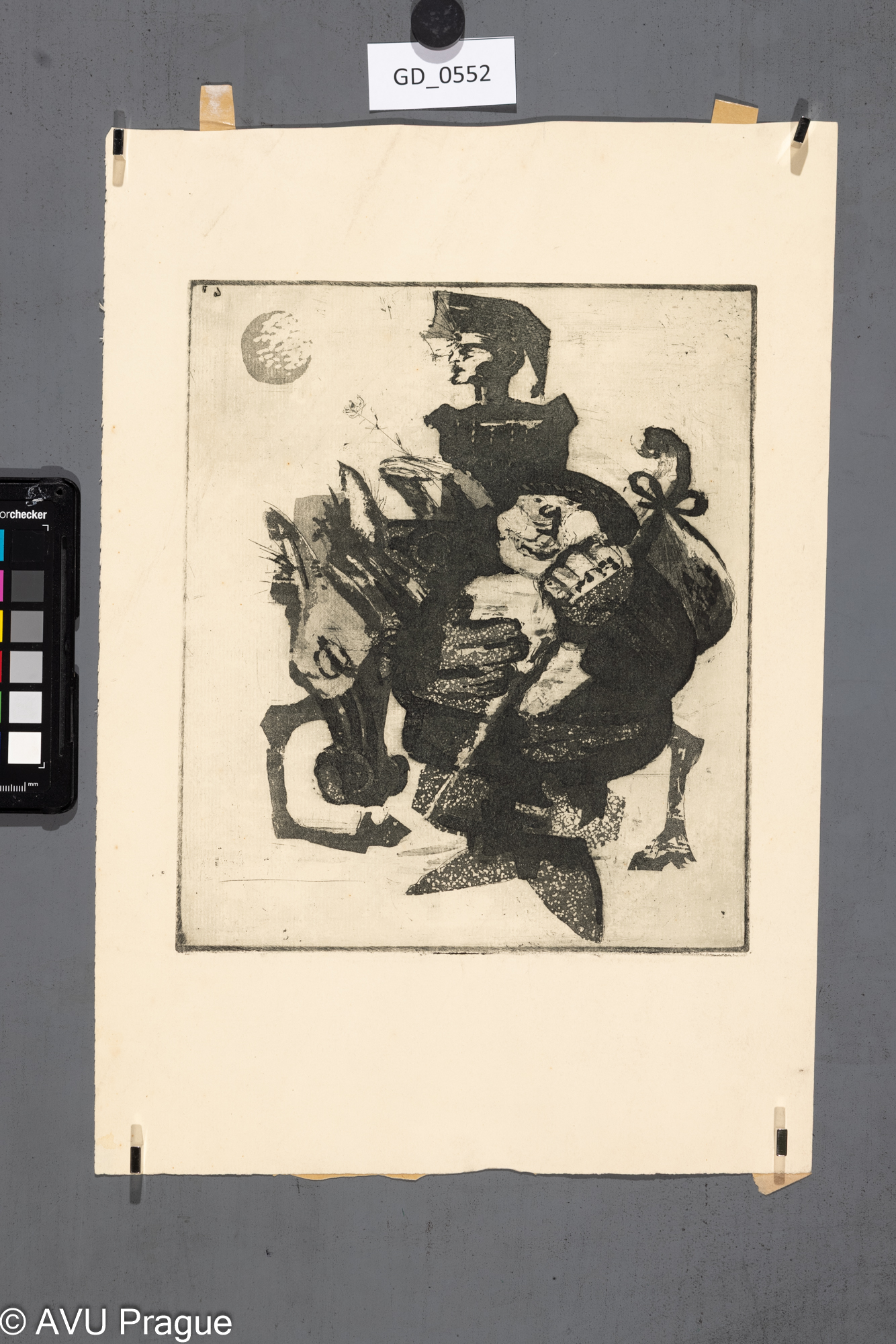 Jezdec na koni s průvodcem