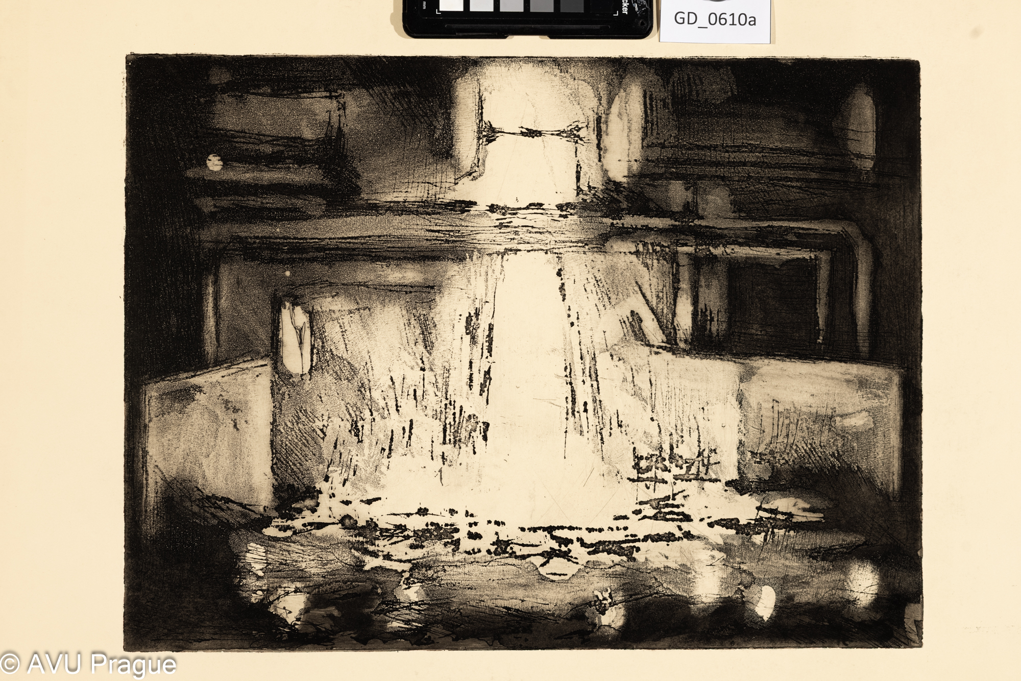 V továrně_vysoká pec