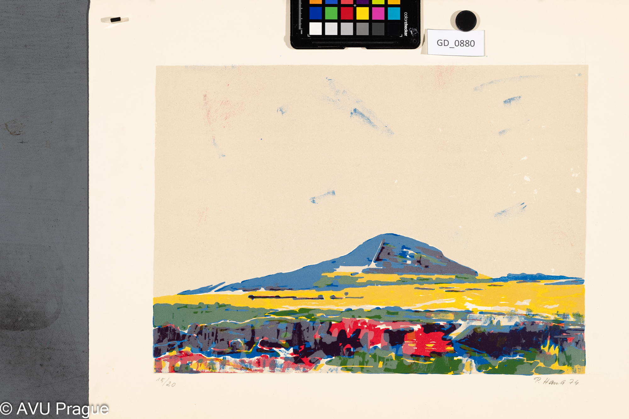 Krajina s horou_Říp