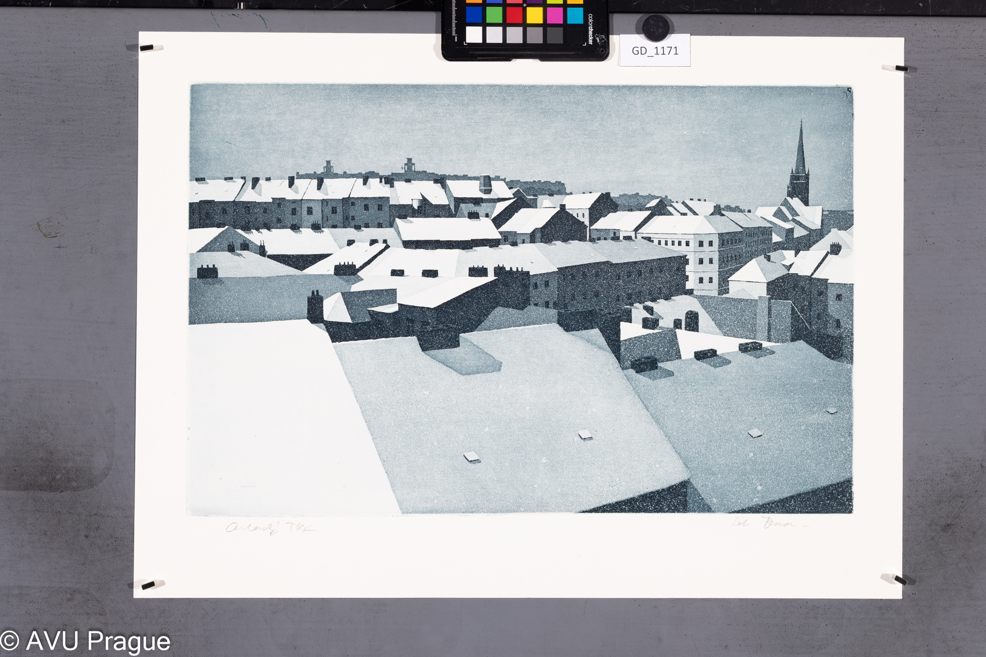 Zasněžený Žižkov